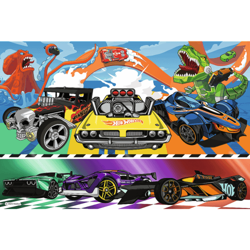 Puzzle Hot Wheels el Pędzące samochody Trefl