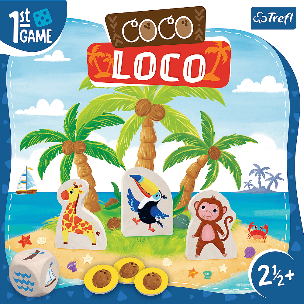 Coco Loco pierwsza gra planszowa Trefl