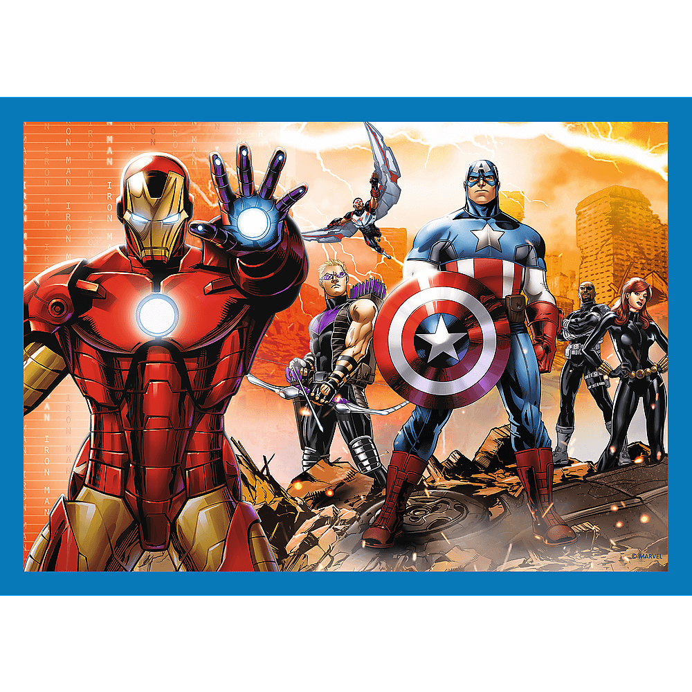 Avengers puzzle 4 w 1 Trefl