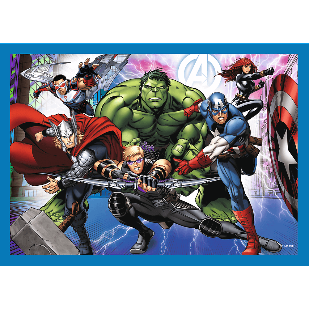 Puzzle 4 w 1 trefl Avengers