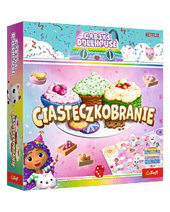 Gra dla dzieci Ciasteczkobranie, Koci Domek Gabi - opakowanie