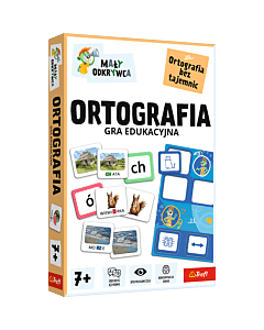 Gra dla dzieci Ortografia, Mały Odkrywca - opakowanie