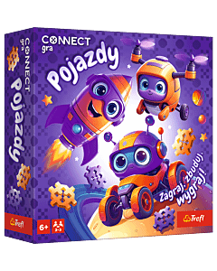 Gra dla dzieci Connect Pojazdy - opakowanie