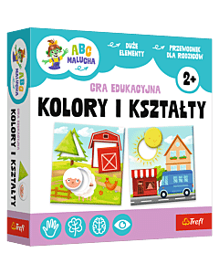 Gra dla dzieci ABC Malucha, Kolory i kształty - opakowanie