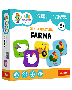 Gra dla dzieci ABC Malucha, Farma - opakowanie