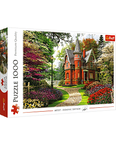 Puzzle 1000 el. Wiktoriański dom - opakowanie 
