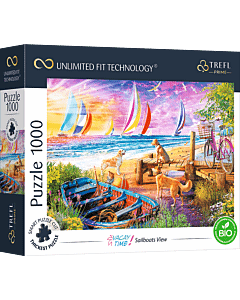 Puzzle Prime 1000 el. Sailboats View - opakowanie 