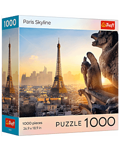 Puzzle 1000 el. USA Collection: Sunset Paris Skyline