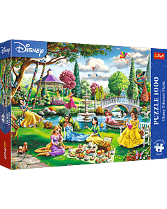 Puzzle Premium Plus Quality 1000 el. Piknik z Księżniczkami Disney