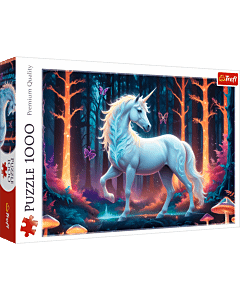 Puzzle 1000 el. Mistyczny jednorożec - opakowanie