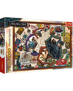 Puzzle 1000 el. Jak wytresować Smoka, Bohaterowie