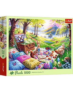Puzzle 1000 el. Piknik na łące - opakowanie 