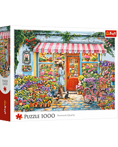 Puzzle 1000 el. Kwiaciarnia - opakowanie 