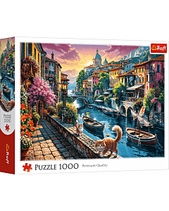 Puzzle 1000 el. Włoskie wakacje - opakowanie 