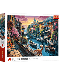Puzzle 1000 el. Włoskie wakacje - opakowanie 