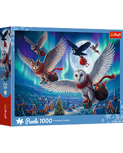 Puzzle 1000 el. Świąteczna dostawa - opakowanie 