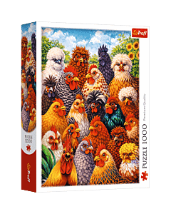 Puzzle 1000 el. Kury