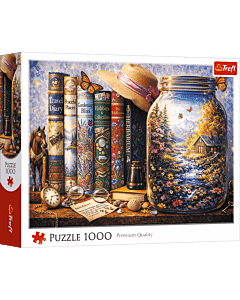 Puzzle 1000 el. Opowieść zaklęta w słoiku - opakowanie