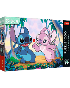 Puzzle Premium Plus Quality Lilo & Stitch 1000 el. Stitch & Angel - opakowanie