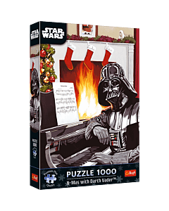 Puzzle Premium Plus Quality Star Wars 1000 el. Święta z Darth Vader