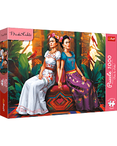 Puzzle Premium Plus Quality Frida Kahlo 1000 el. Dwa oblicza - opakowanie
