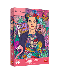 Puzzle Premium Plus Quality Frida Kahlo 1000 el. Kwitnąca dusza - opakowanie