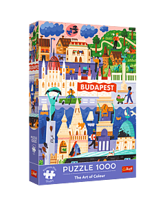 Puzzle Premium Plus Quality 1000 el. The Art of Colour: Budapeszt, Węgry - opakowanie
