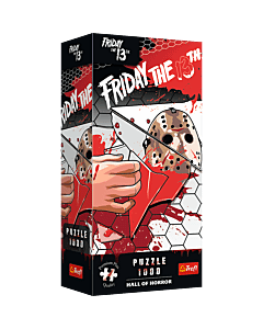 Puzzle Premium Plus Quality 1000 el. Hall of Horror: Piątek Trzynastego - opakowanie 