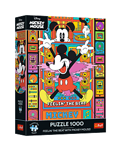 Puzzle Premium Plus Quality 1000 el. Czuj rytm z Mikim! - opakowanie 
