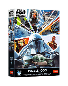 Puzzle Premium Plus Quality 1000 el. The Mandalorian: Razem na szlaku - opakowanie 