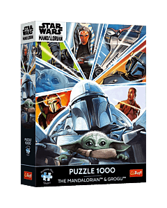 Puzzle Premium Plus Quality 1000 el. The Mandalorian: Razem na szlaku - opakowanie 