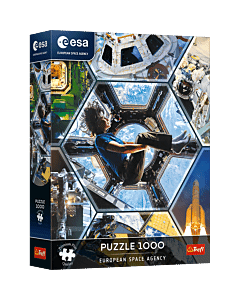 Puzzle 1000 el. Premium Plus Quality, European Space Agency, Wyprawy kosmiczne - opakowanie
