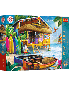 Puzzle 1000 el. Premium Plus Quality, Mistrzostwa Polski, Sklepik na plaży - opakowanie 