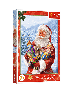 Puzzle 200 el. Święty Mikołaj - opakowanie