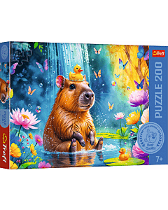 Puzzle 200 el. Kapibara - opakowanie 