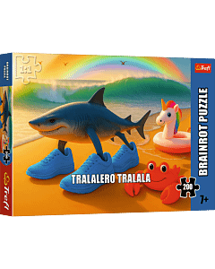 Puzzle 200 el. BrainRots, Tralalero Tralala - opakowanie