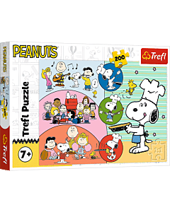 Puzzle Peanuts 200 el. Snoopy i przyjaciele - opakowanie 