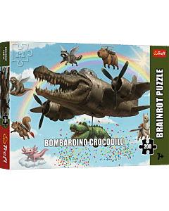 Puzzle 200 el. BrainRots, Bombardino Crocodilo - opakowanie 