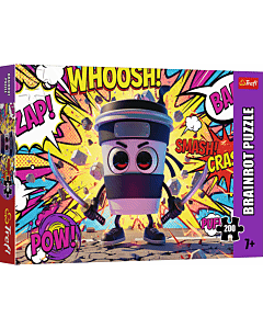 Puzzle 200 el. BrainRots, Cappuccino Assassino - opakowanie 