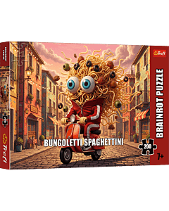 Puzzle 200 el. BrainRots, Bungoletti Spaghettini - opakowanie 