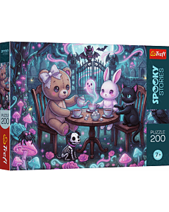 Puzzle 200 el. Spooky Stories - Zaczarowany wiecz&oacute;r - opakowanie 