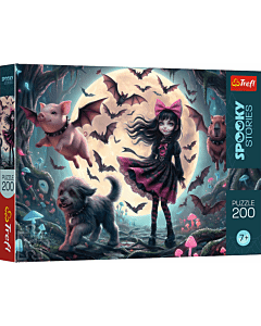 Puzzle 200 el. Spooky Stories - Księżycowe historie - opakowanie 
