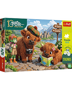Puzzle Rodzina Treflik&oacute;w, Inspired By Trends 160 el. Urocza Kr&oacute;wka - opakowanie
