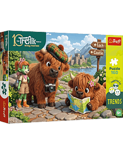 Puzzle Rodzina Treflik&oacute;w, Inspired By Trends 160 el. Urocza Kr&oacute;wka - opakowanie