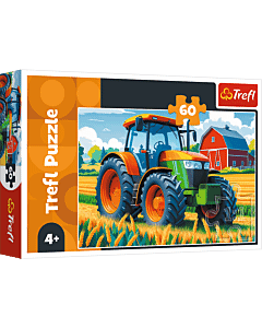 Puzzle 60 el. Pojazd rolnika