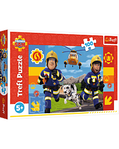 Puzzle Strażak Sam 100 el. Zawsze pomocny Strażak Sam
