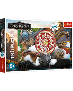 Puzzle Jak wytresować smoka 100 el. Smoki w akcji