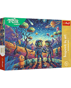 Puzzle 100 el. Inspired by Art Kosmiczne fantazje - pudełko