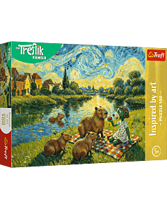 Inspired By Art Karmiąc kapibary - pudełko