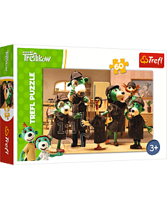 Puzzle Rodzina Treflików, 60 el. Na tropie